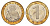 Болгария 1 лев 2002 святой Иоанн Рыльский KM 254 биметалл UNC 4646-1054