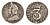 Великобритания 3 пенса 1743 Георг II (1727-1760) KM 569, Spink 3713B серебро 1526-434