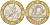 Франция 10 франков 1991 тип гений Бастилии KM 964.1, Le Frank 375.6 биметалл 4519-322