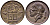 БЕЛЬГИЯ 50 САНТИМОВ 1965 BELGIQUE KM 148.1 бронза 4392-838