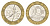 Франция 10 франков 1989 тип гений Бастилии KM 964.1, Le Franc 375.3 биметалл 4704-511
