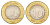 Индия 10 рупий 2008 Связь и технологии KM 363 биметалл UNC 4656-731