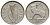Ирландия 3 пенса 1939 заяц KM 12 никель 1525-841