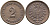 Германия 2 пфеннига 1875 B, старогербовка KM 2, J.2 медь 3458-1146