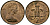 Великобритания 2 пенса 1976 Елизавета II (1952-2022) KM 916, Spink 4235 (C1) бронза 4384-353