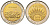 Аргентина 1 песо 2010 200 лет Аргентине - вулкан Аконкагуа KM 157 биметалл UNC 4620-636