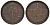 Ганновер 1 пфенниг 1862 B, Георг V KM 233, AKS 156, J. 90 медь 4594-468
