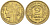 ФРАНЦИЯ 2 ФРАНКА 1938 ТИП MORLON KM 886, LE FRANC 268.11 алюминиевая бронза 3855-124