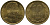 Чили 10 песо 2005 So KM 228.2, Schon 82 алюминиевая бронза UNC 4544-731