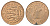 Гернси 2 пенса 1979 Елизавета II (1952-2022), ветряная мельница KM 28 бронза 4703-1147