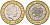 Великобритания 2 фунта 1998 Елизавета II (1952-2022) KM 994, Spink 4570 (K9) (K9) биметалл 88-411
