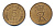 ДАНИЯ 5 ЭРЕ 1970 C; S, ФРЕДЕРИК IX (1947-1972) KM 848.1 бронза UNC 51-4341