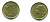 Франция 10 франков 1953 петух KM 915.1, Le Franc 363.8 алюминиевая бронза 84-811