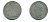 КАНАДА 10 ЦЕНТОВ ND ВИКТОРИЯ серебро 46-1035