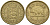 Гренландия 50 эре 1926 NCN; CJ, медведь, датская колония, Кристиан X (1912-1947) KM 7 алюминиевая бронза 3711-2124