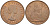 Великобритания 1 пенни 1967 Елизавета II (1952-2022) KM 897, Spink 4157 бронза 4574-332