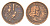 ЮАР 1 цент 1966 Ян ван Рибек (1619-1677), South Africa, легенда на африкаанс, капские воробьи KM 65.1 бронза 4651-813