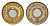 Ливан 1 пиастр 1955 год-тип KM 19 алюминиевая бронза UNC 4674-1129