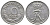 ДАНИЯ 10 ЭРЕ 1971 C; S, ФРЕДЕРИК IX (1947-1972) KM 849.1 медно-никель 26-929