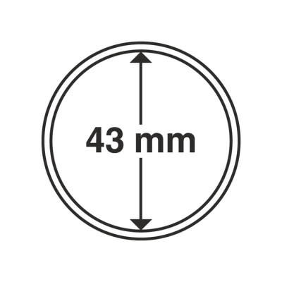 Капсулы круглые – 43 мм, упаковка 10 шт. Leuchtturm. 322622