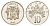 Ямайка 10 центов 1977 FM, тираж 10.000 экземпляров KM 54 медно-никель PROOF 1528-1445