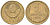 СССР 1 копейка 1991 М Y 126a, Schon 75a латунь 4613-613