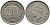 Британская Малайя 10 центов 1950 Георг VI (1937-1952) KM 8 медно-никель 4549-634