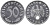 Германия 50 рейхспфеннигов 1943 B J. 372, KM 96 алюминий PROOF 00-000-00