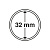 Капсулы круглые – 32 мм, упаковка 10 шт. Leuchtturm. 304799
