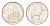 Эритрея 1 цент 1997 краснолобая антилопа KM 43 сталь плакированная никелем UNC 4668-532