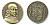 НИДЕРЛАНДЫ МЕДАЛЬ ND (1626-1650) ПРИНЦ ВИЛЬЯМ II бронза UNC 1079-3-31