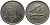 Кувейт 50 филсов 2008 KM 13 медно-никель UNC 4176-1256