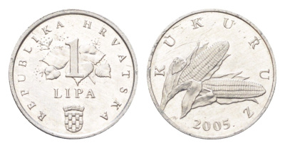 Хорватия 1 липа 2005 кукуруза KM 3 алюминий UNC 4705-562