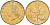 Италия 20 лир 1991 R, дубовый лист KM 97.2 алюминиевая бронза  UNC  4594-857