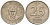 Турция 25 курушей 2005 KM 1167 медь никель цинк 4580-437
