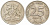Тринидад и Тобаго 25 центов 1966 герб KM 4 медно-никель 105-459