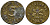 ФРГ 5 ИГРОВЫХ ПФЕННИГОВ 1949 SPILGELD, ДИАМЕТР 13 ММ. сталь покрытая латунью 4532-136