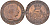 Испания 2 1/2 сентимо 1868 8 pointed star KM 634.1 медь 4589-844