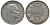 Сербия 2 динара 1915 Петр I Карагеоргиевич (1903-1918), с подписью дизайнера KM 26.3 серебро 186-1137