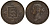 Джерси 1/26 шиллинга 1870 Виктория (1837-1901) KM 4 бронза 650-424