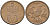 Норвегия 2 эре 1961 глухарь, Улаф V (1958-1991) KM 410 бронза UNC 4582-524