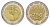 Западная Африка (BCEAO) 250 франков 1996 редкий год KM 13 биметалл 4654-552