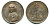 ФРАНЦИЯ МЕДАЛЬ 1736 КАРДИНАЛ ДЕ ФЛЮРИ (CARDINALIS DE FLEURY) бронза 1072-3-32