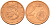 Финляндия 2 евроцента 1999  KM 99 сталь плакированная медью  UNC  4160-354