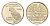 Французская Полинезия (Острова Общества) 1 poe rava 2015 латунь BU 4644-1023