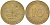 ФРГ 10 ПФЕННИГОВ 1975 J KM 108, J. 383 сталь плакированная латунью 4182-844