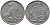 БЕЛЬГИЯ 1 ФРАНК 1939 BELGIE-BELGIQUE KM 120 никель 4384-925
