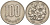 ЯПОНИЯ 100 ЙЕН 1969 ГОД 44, ИМПЕРАТОР ХИРОХИТО СЁВА (1926-1989) KM 82 медно-никель 4511-715