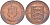 Джерси 1/12 шиллинга 1964 Елизавета II (1952-2022) KM 21 бронза 4521-225