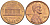 США 1 ЦЕНТ 1962 D, ЛИНКОЛЬН KM 132 медь цинк UNC 3309-219
